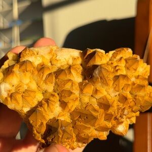 Golden Crystal Cluster